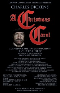 Poster for Charles Dickens' A Christmas Carol
